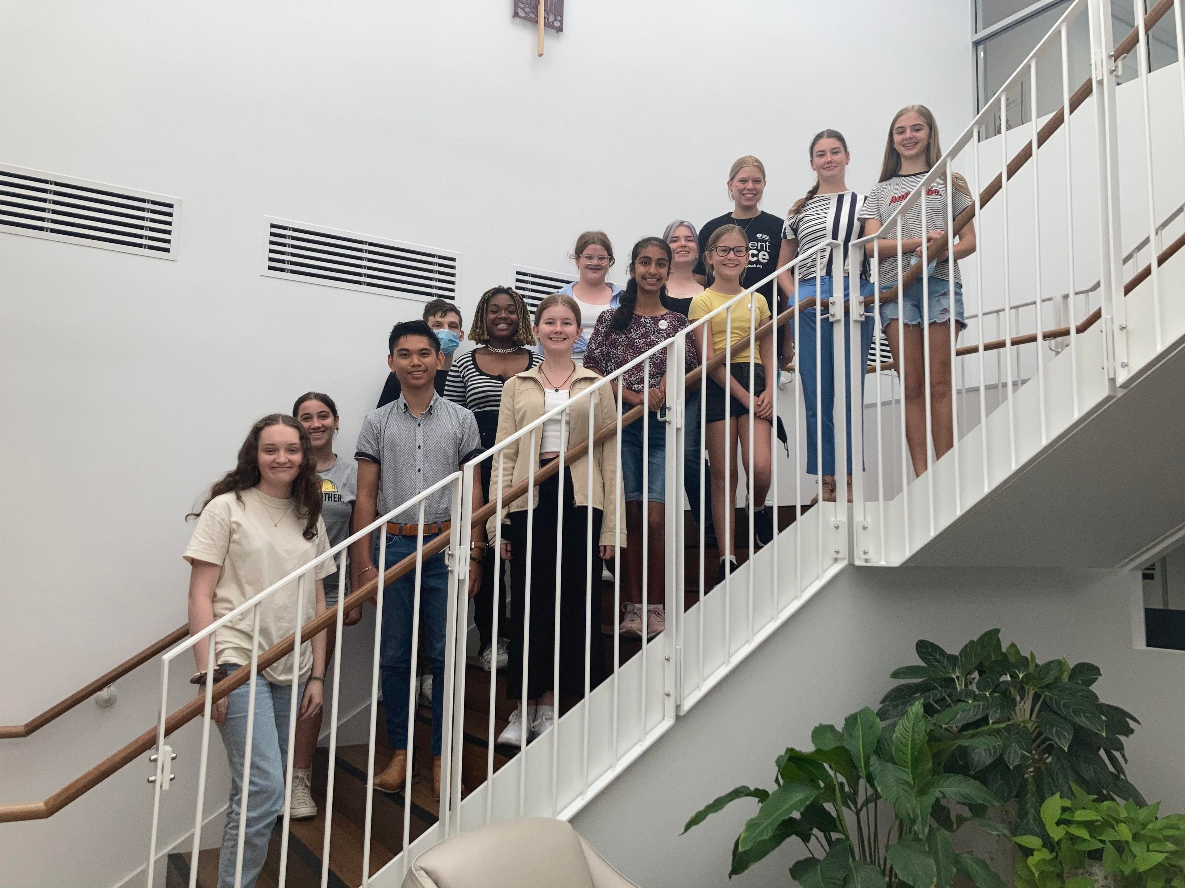 Student Voice Consultants on the Stairs.jfif